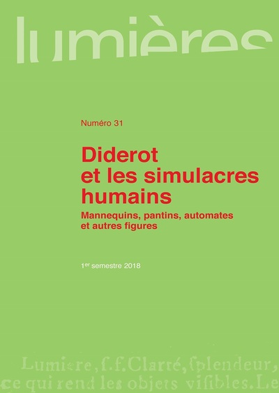 Image de Diderot et les simulacres humains