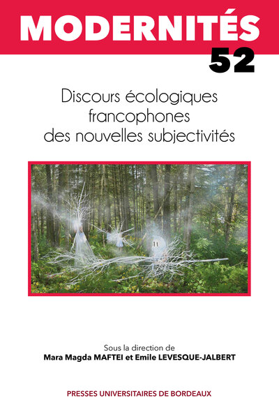 Image de Discours écologiques francophones des nouvelles subjectivités
