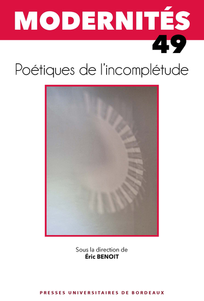 Image de Poétiques de l’incomplétude