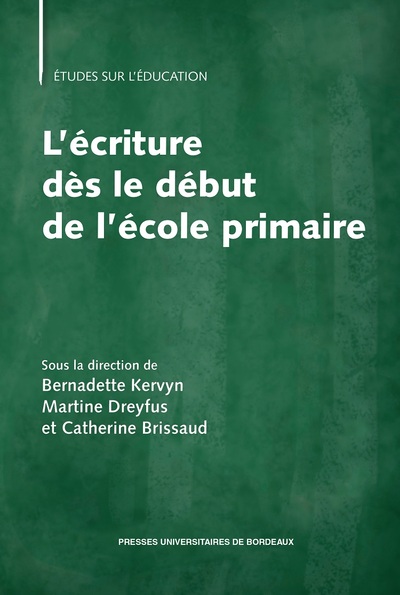 Picture of L'écriture dès le début de l'école primaire