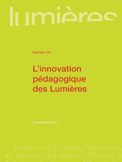 Image de L'innovation pédagogique des Lumières
