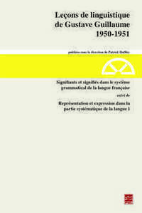 Picture of LECONS DE LINGUISTIQUE DE GUSTAVE GUILLAUME V 30 1950-1951