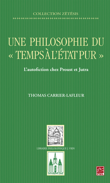 Picture of Une philosophie du «temps à l'état pur»