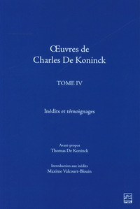 Image de OEUVRES DE CHARLES DE KONINCK T 04