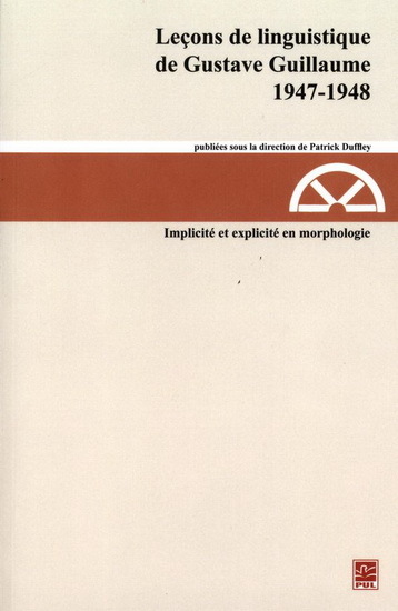 Picture of LECON DE LINGUISTIQUE DE GUSTAVE GUILLAUME V 22 (1947-1948)