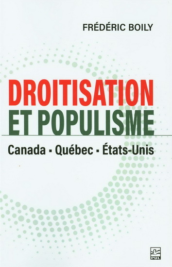 Picture of DROITISATION ET POPULISME. CANADA, QUEBEC ET ETATS-UNIS