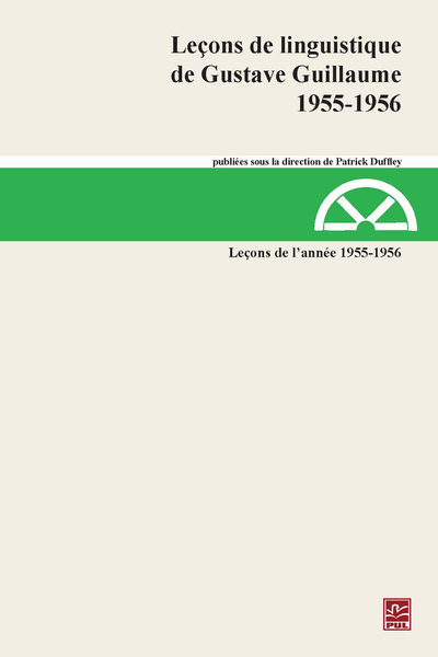 Picture of LECONS DE LINGUISTIQUE DE GUSTAVE GUILLAUME V 23 1955-1956