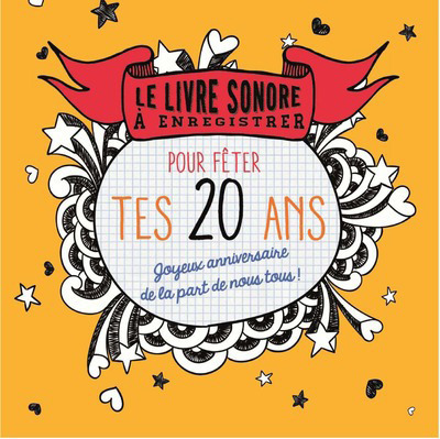 Image de Le livre sonore à enregistrer pour fêter tes 20 ans