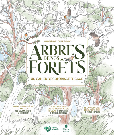 Picture of Arbres de nos forêts, un cahier de coloriage engagé
