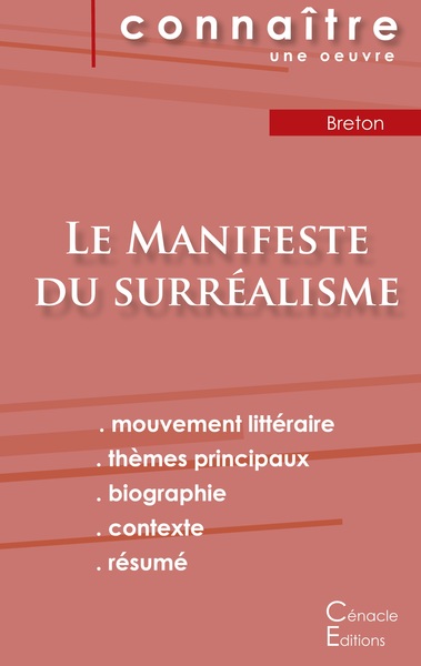 Picture of Fiche de lecture Le Manifeste du surréalisme de André Breton (Analyse littéraire de référence et résumé complet)