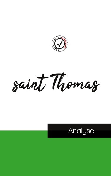 Image de saint Thomas (étude et analyse complète de sa pensée)