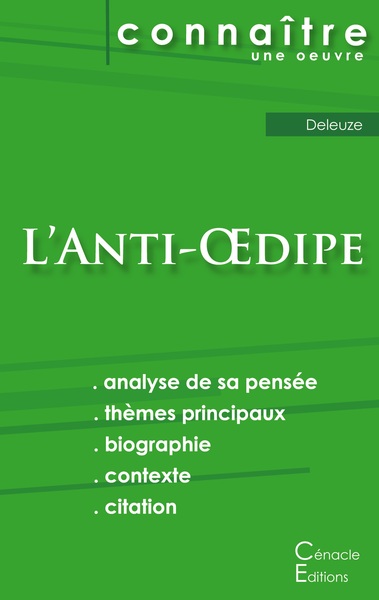Image de Fiche de lecture L'Anti-Oedipe de Deleuze (analyse littéraire de référence et résumé complet)