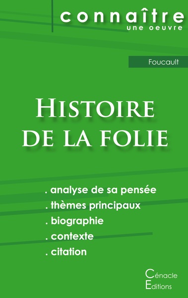 Image de Fiche de lecture Histoire de la folie de Foucault (analyse philosophique et résumé détaillé)