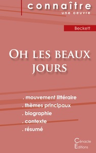 Picture of Fiche de lecture Oh les beaux jours de Samuel Beckett (Analyse littéraire de référence et résumé complet)