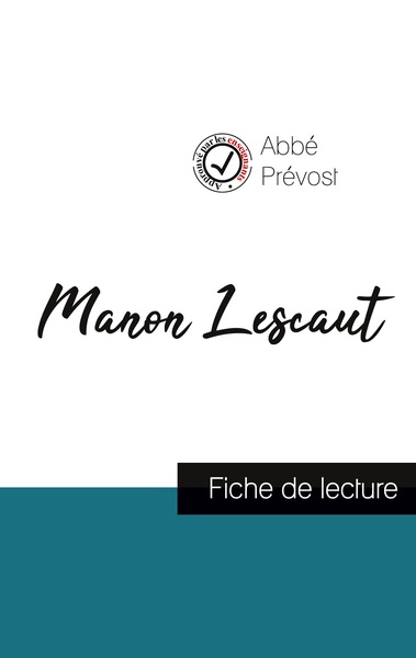 Image de Manon Lescaut de l'Abbé Prévost (fiche de lecture et analyse complète de l'oeuvre)