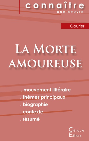 Picture of Fiche de lecture La Morte amoureuse de Théophile Gautier (Analyse littéraire de référence et résumé complet)
