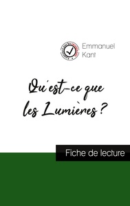 Picture of Qu'est-ce que les Lumières ? de Kant (fiche de lecture et analyse complète de l'oeuvre)