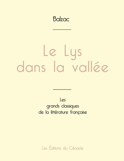 Picture of Le Lys dans la vallée de Balzac (édition grand format)