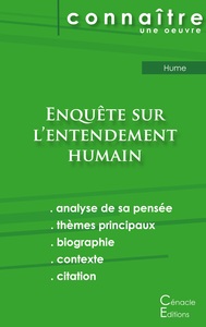 Image de Fiche de lecture Enquête sur l'entendement humain de David Hume (analyse littéraire de référence et résumé complet)