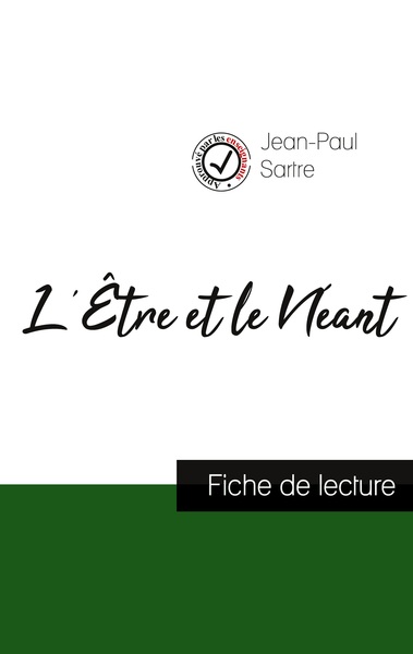 Picture of L'Être et le Néant de Jean-Paul Sartre (fiche de lecture et analyse complète de l'oeuvre)