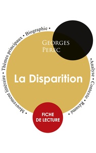 Image de Fiche de lecture La Disparition (Étude intégrale)