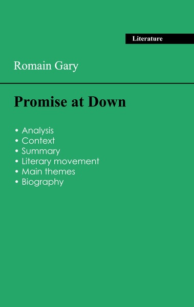 Picture of Succeed all your 2026 exams: Analysis of the novel of Romain Gary's Promise at Down