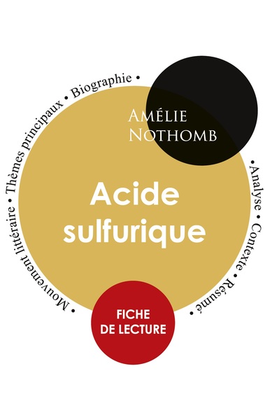 Picture of Fiche de lecture Acide sulfurique (Étude intégrale)