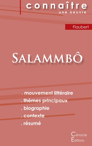 Picture of Fiche de lecture Salammbô de Flaubert (Analyse littéraire de référence et résumé complet)