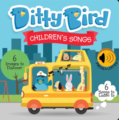 Picture of DITTY BIRD - LIVRE MUSICAL BEBE : COMPTINES EN ANGLAIS - LES ROUES DE L'AUTOBUS