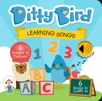 Picture of DITTY BIRD - LIVRE MUSICAL BEBE : COMPTINES EN ANGLAIS - ABC - ALPHABET SONG