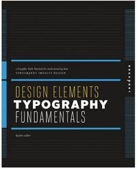 Picture of Design Elements Typography Fundamentals /anglais