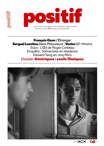 Picture of Positif n°777 : Génériques : seuils filmiques - Novembre 2025