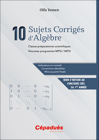 Picture of 10 Sujets Corrigés d’Algèbre