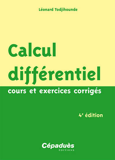 Picture of Calcul différentiel 4e éd