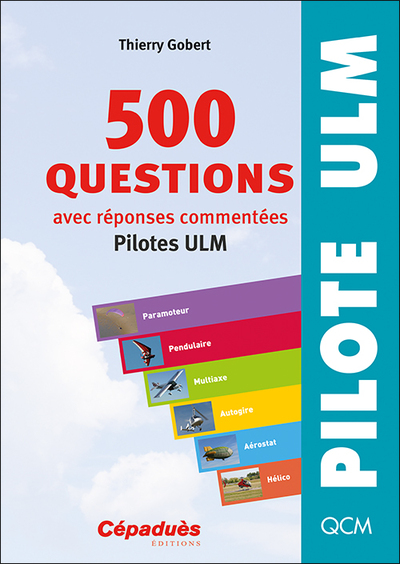 Picture of 500 questions avec réponses commentées (pilotes ULM)