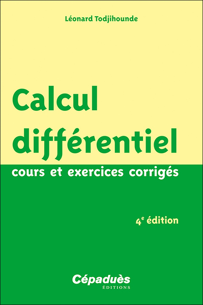 Picture of Calcul différentiel 4e édition