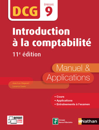 Picture of Introduction à la comptabilité 11ed - DCG Epreuve 9 - Manuel et applications - 2017