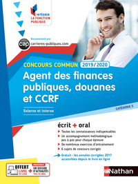 Image de Concours commun Agent des finances publiques, des douanes et CCRF 2019/2020 - Cat c - N29 - IFP