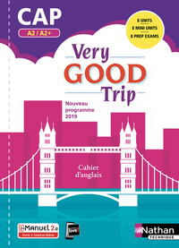 Picture of Very good trip Cahier d'anglais CAP - A2/A2+ - Livre + Licence élève 2019