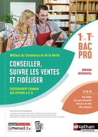 Picture of Conseiller, suivre les ventes et fidéliser - Options A/B - 1ère/Term Bac pro - Livre + licence élève