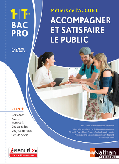 Picture of Accompagner et satisfaire le public 1re et Term Bac pro - Livre + licence élève - 2020