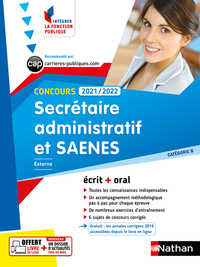 Image de Concours Secrétaire administratif et SAENES 2021-2022 - CAT B N°1 (IFP) 2021