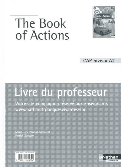 Picture of The Book of Actions - CAP niveau A2 Livre du professeur Livre du professeur