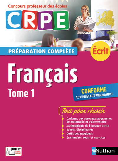Image de Français - tome 1 - Préparation complète - Ecrit - Concours professeur des écoles - 2017