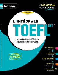 Image de L'intégrale TOEFL - La méthode de référence pour réussir son TOEFL - 2022