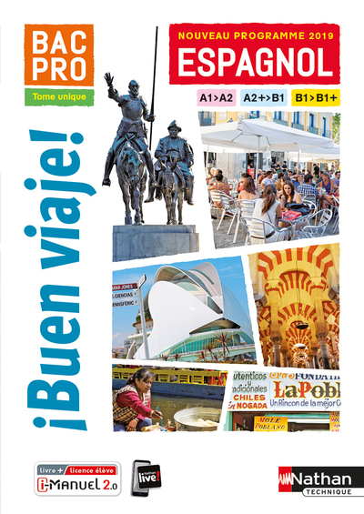 Picture of I Buen Viaje ! Bac Pro - Tome unique - A1&gt;A2 - A2+&gt;B1 - B1&gt;B1+ - Livre + Licence élève - 2019
