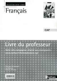 Picture of Français CAP Entre-lignes Livre du professeur