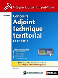 Image de CONCOURS ADJOINT TERRITORIAL DE 1ERE CLASSE CATEGORIE C 2012
