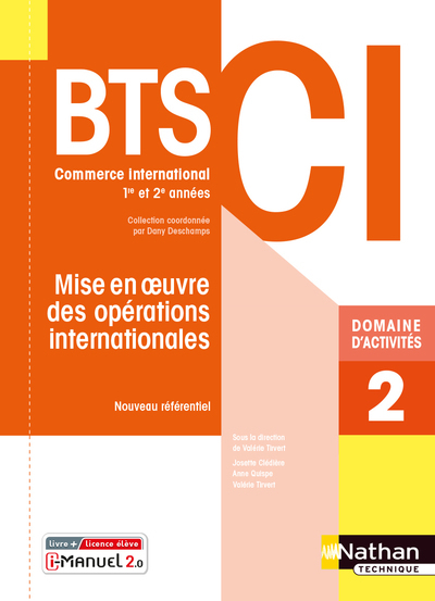Picture of Mise en oeuvre des opérations internationales - BTS CI Livre+ licence élève 2021