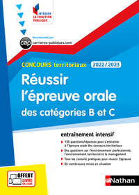 Image de Réussir l'épreuve orale des catégories B et C - Concours territoriaux 2022-2023 - N°51 (IFP)